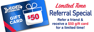 Refer a friend and Hughes will thank you with $50